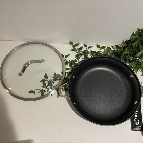 Calphalon Contemporary Hard-Anodized Aluminum Nonstick Cookware, Everyday Pan,12 - Picture 4 of 11